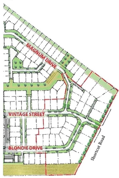 Aerial Map of Street