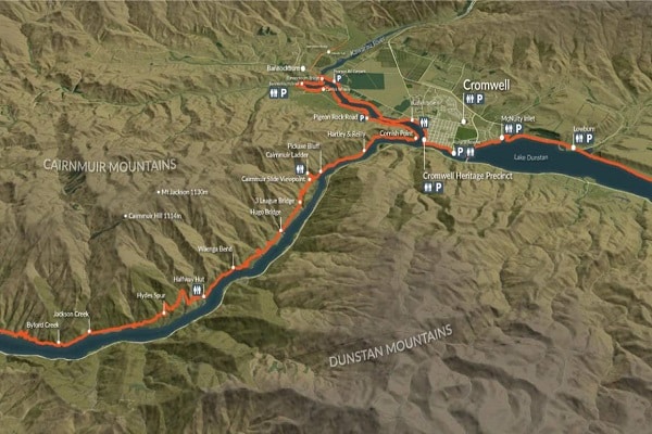 Map of Mountain Trails